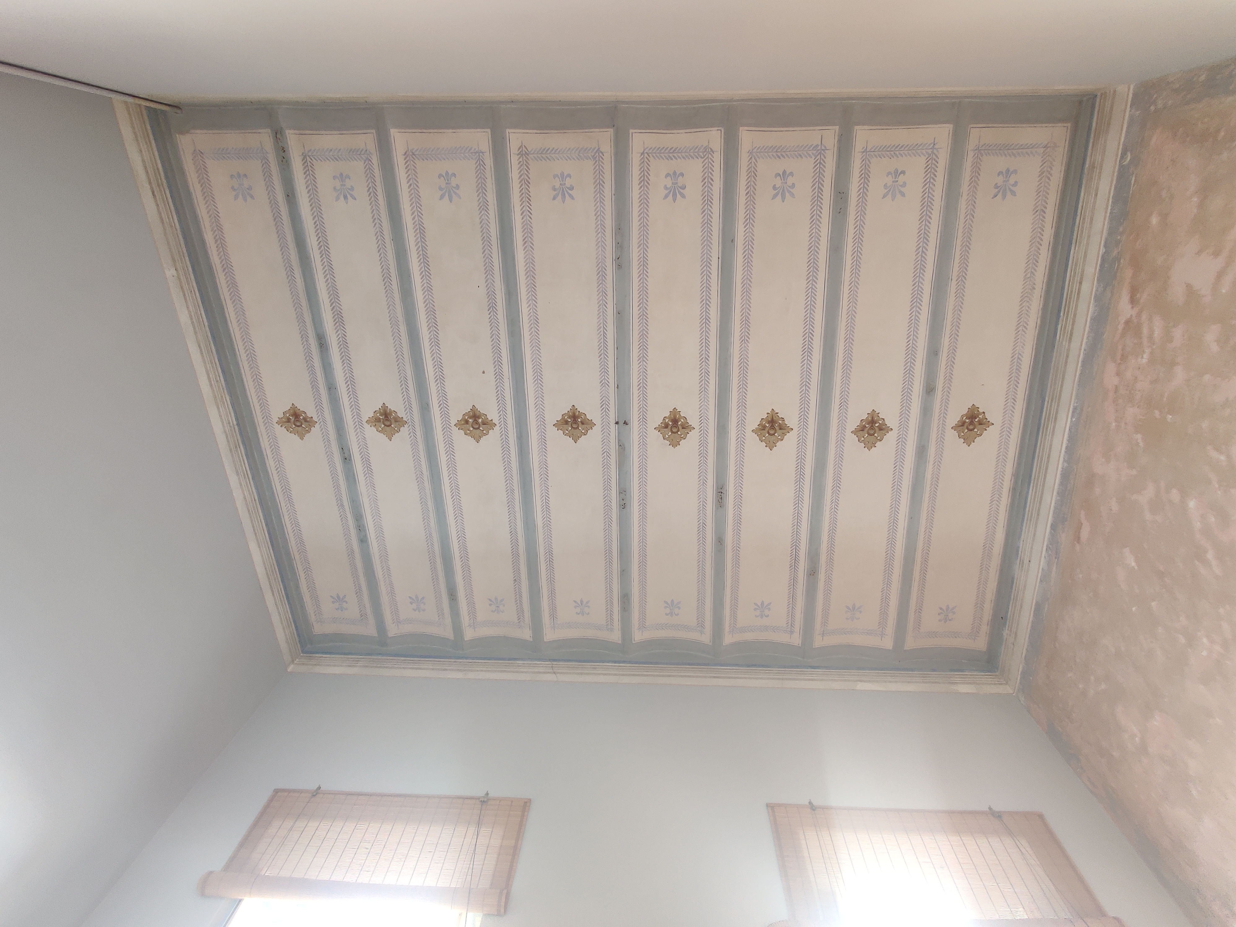 Historic apartment interior with frescoes